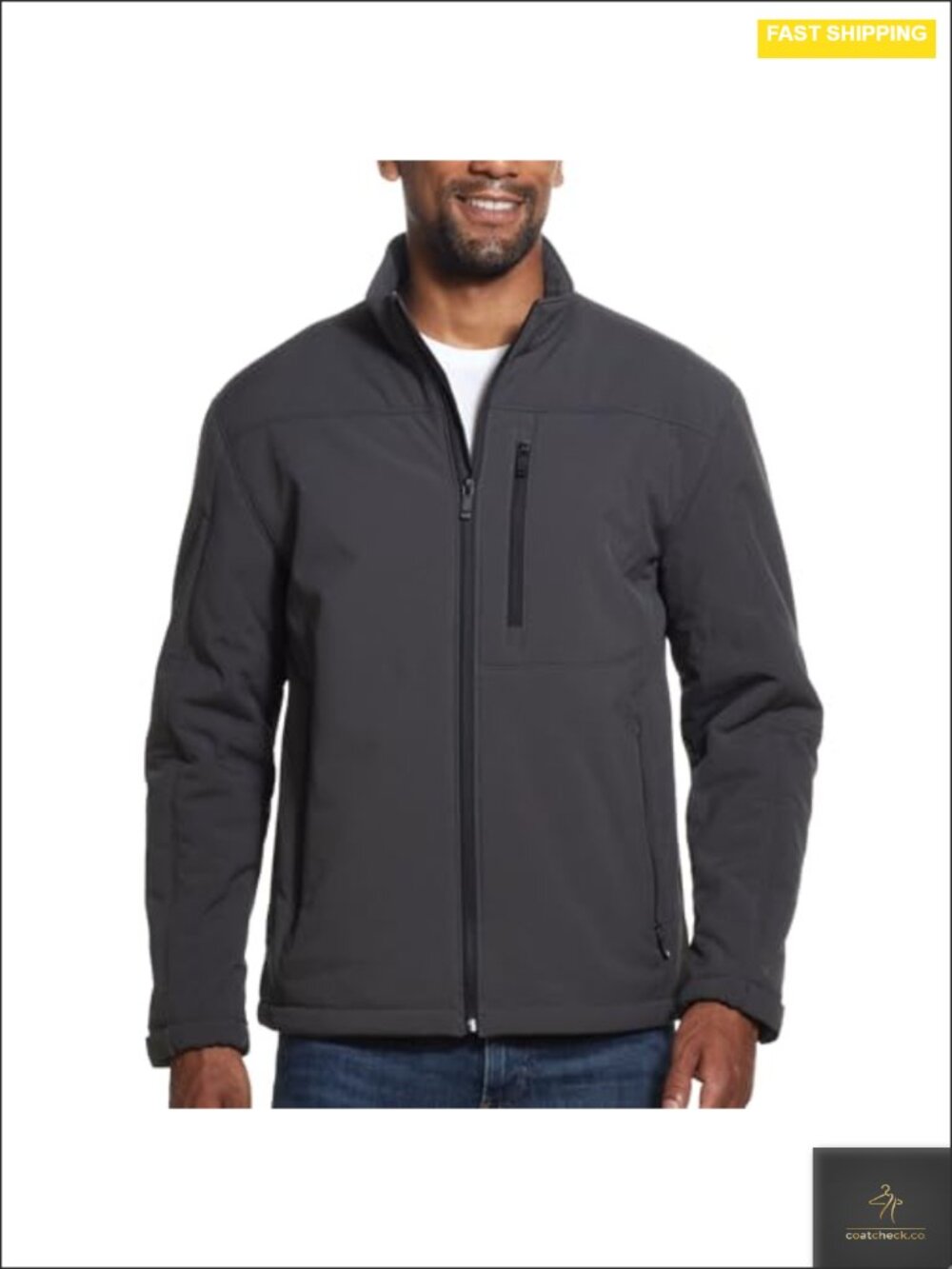Men's Water Resistant Softshell Jacket Windbreaker Lightweight Outdoor
